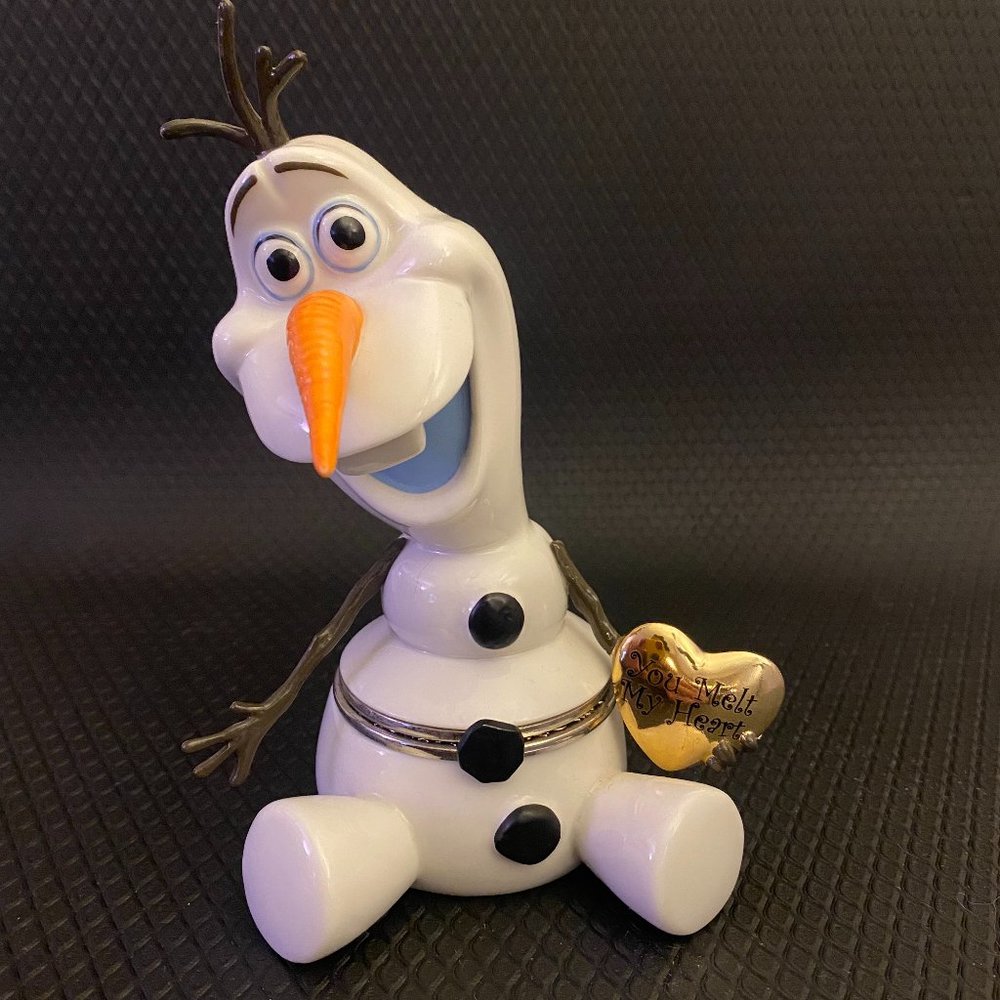 Disney Olaf Frozen Music Box "You Melt My Heart" Bradford Exchange